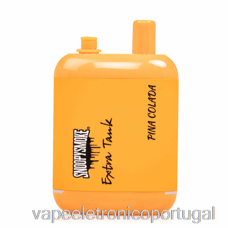 Vape Eletrônico Snoopy Smoke Extra Tank 2 15000 Descartável Pina Colada